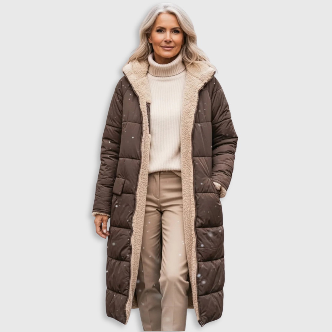 Brielle | Long Quilted Winter Coat