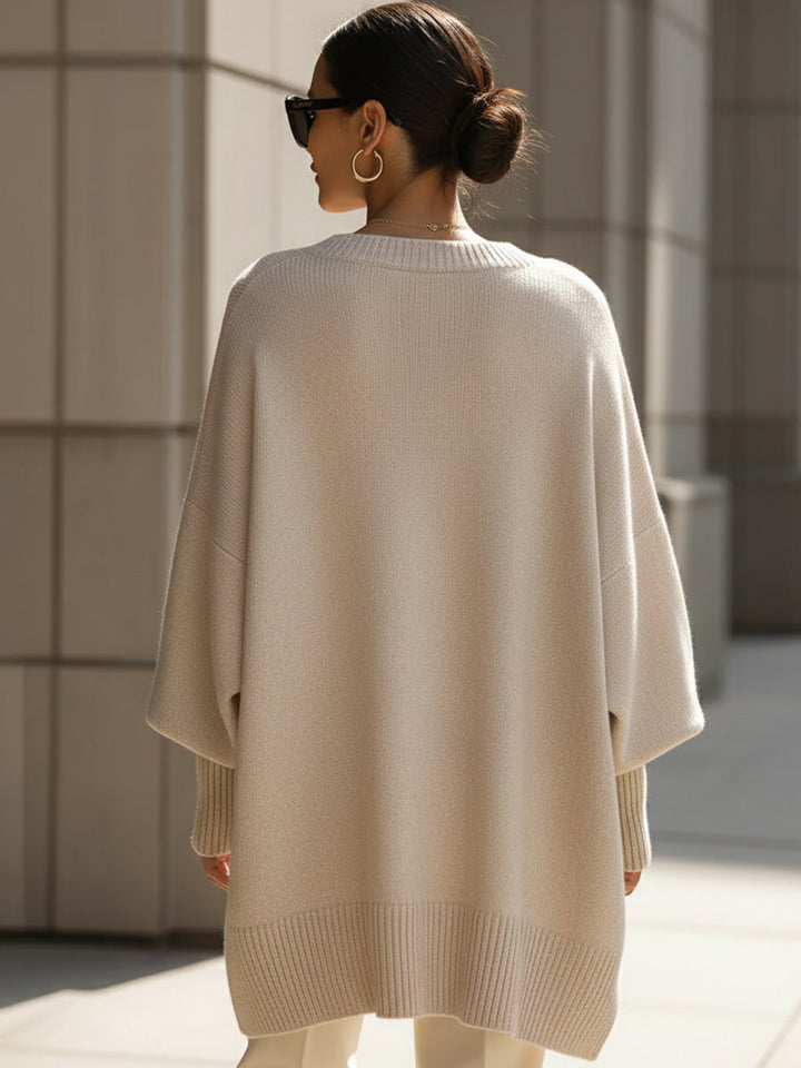 Lucinda | Relaxed Knit Poncho