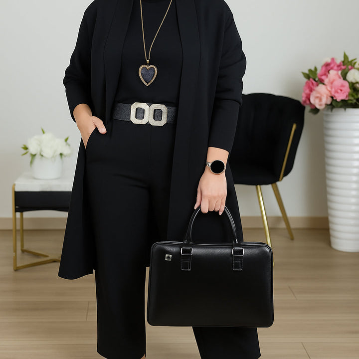 Elisa | Elegant Three-Piece Cardigan Set