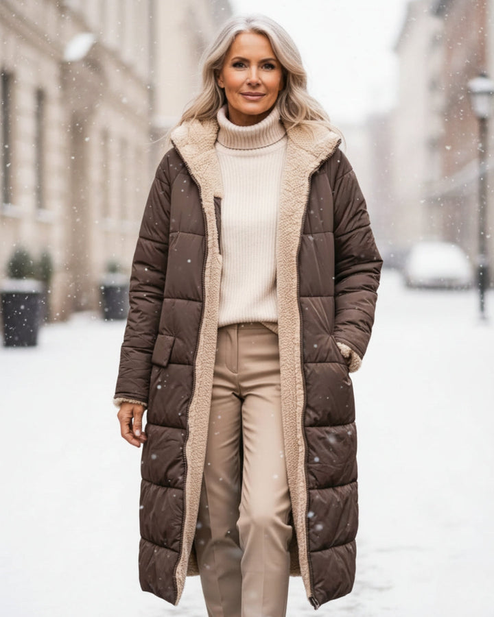 Brielle | Long Quilted Winter Coat