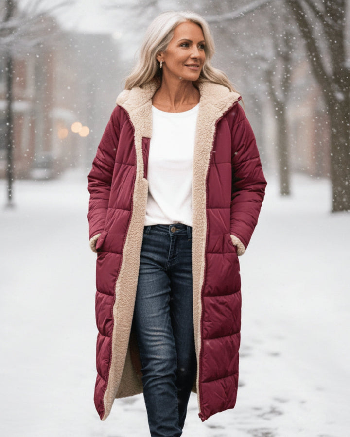 Brielle | Long Quilted Winter Coat