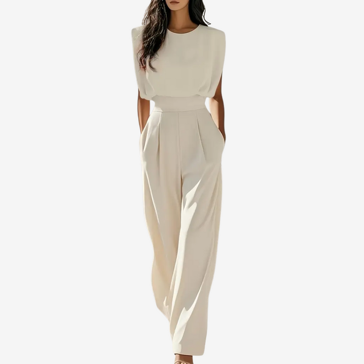 Celeste | Belted Elegant Jumpsuit