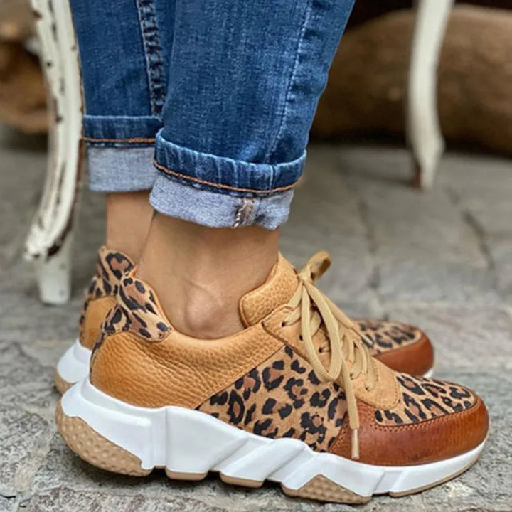 Noémie | Patterned Comfort Sneakers