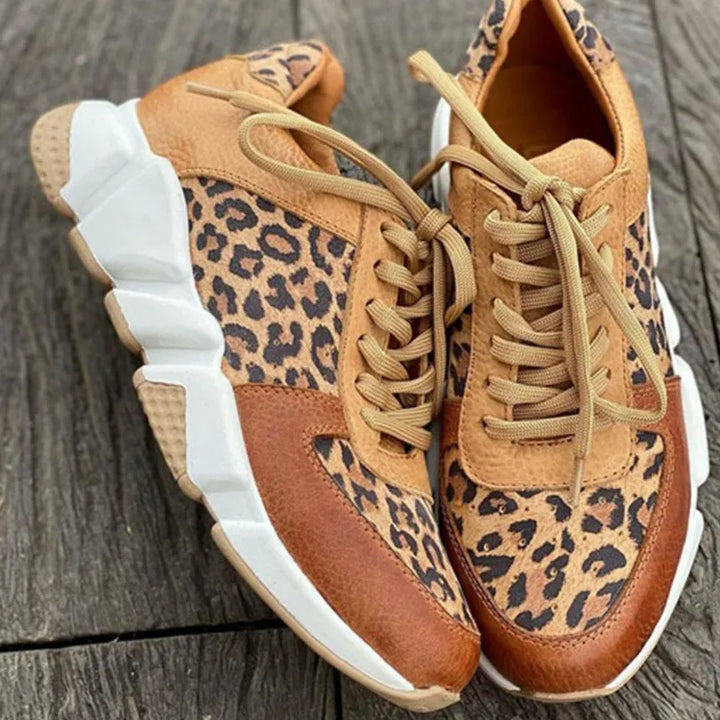 Noémie | Patterned Comfort Sneakers