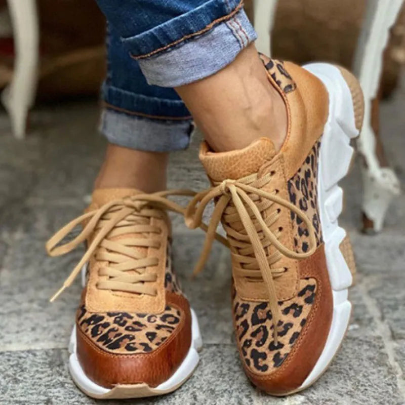 Noémie | Patterned Comfort Sneakers