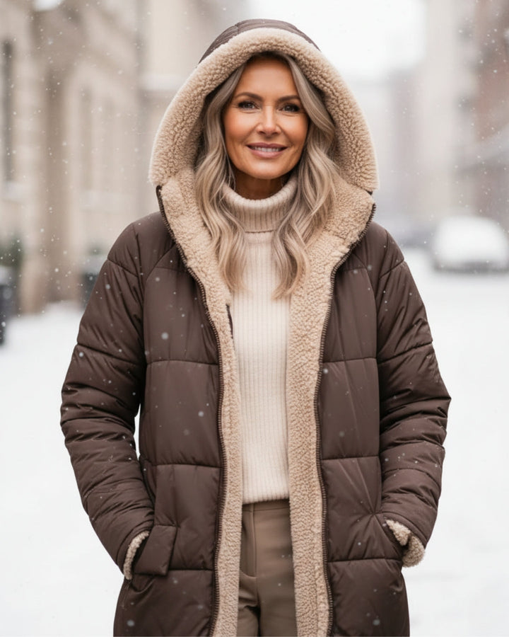 Brielle | Long Quilted Winter Coat