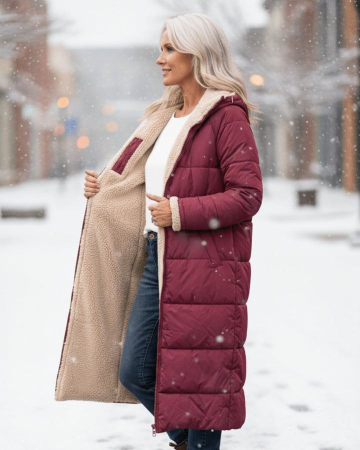 Brielle | Long Quilted Winter Coat
