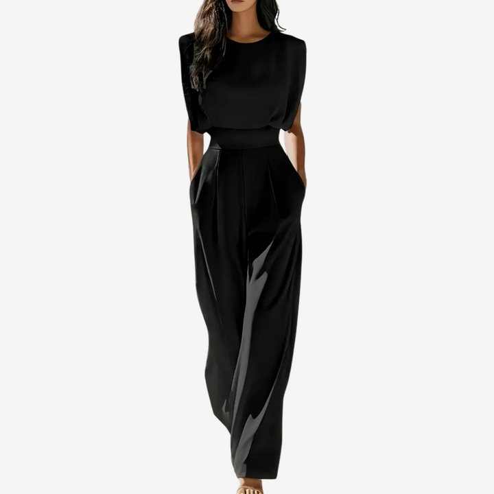 Celeste | Belted Elegant Jumpsuit