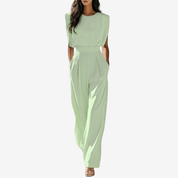 Celeste | Belted Elegant Jumpsuit