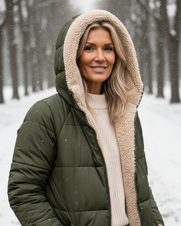 Brielle | Long Quilted Winter Coat