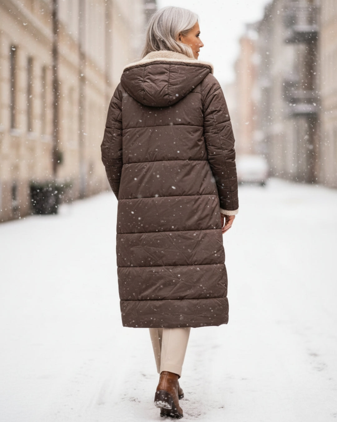 Brielle | Long Quilted Winter Coat