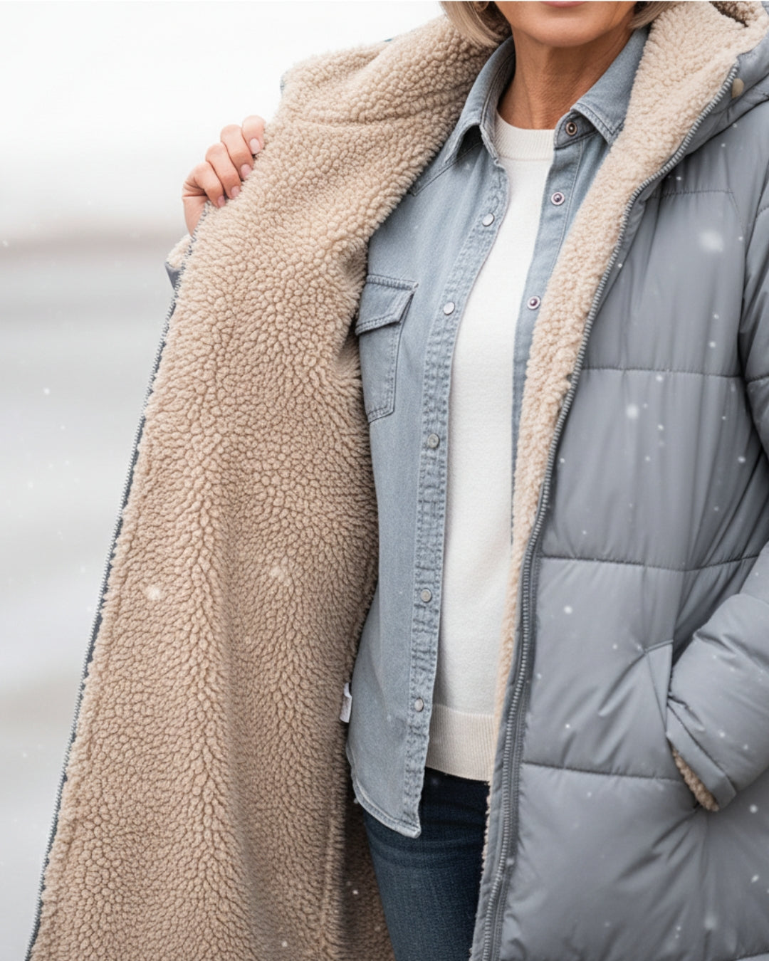 Brielle | Long Quilted Winter Coat