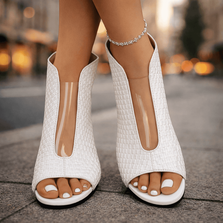 Olivia | Sculpted Heel Sandals