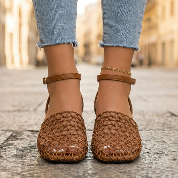 Claire | Mesh Detail Heels