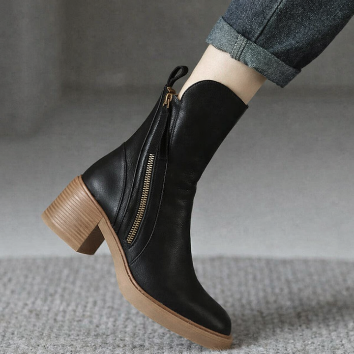 Madie | Classic Zip Ankle Boots