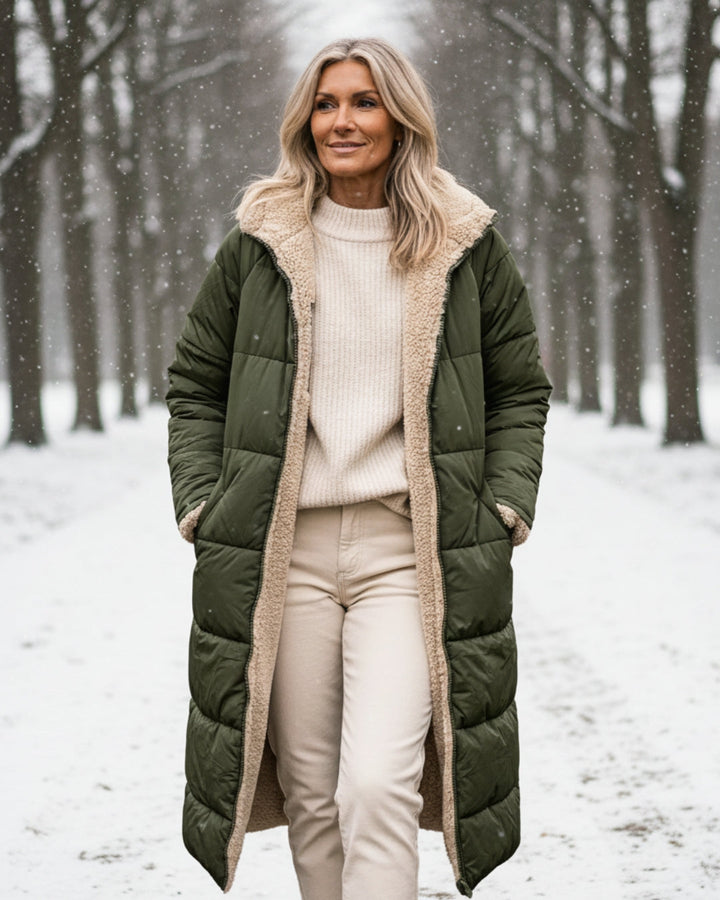 Brielle | Long Quilted Winter Coat