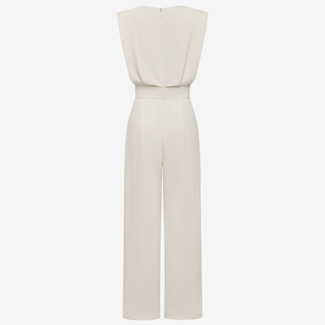 Celeste | Belted Elegant Jumpsuit