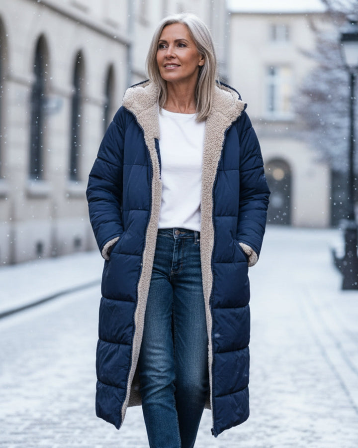 Brielle | Long Quilted Winter Coat