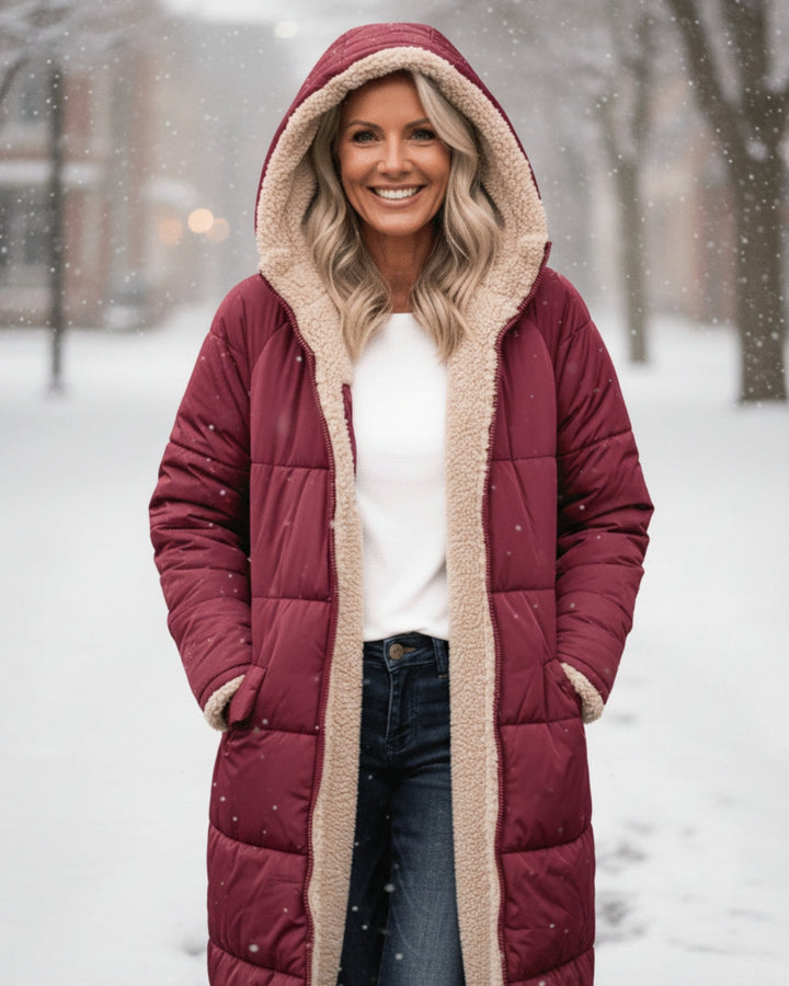 Brielle | Long Quilted Winter Coat