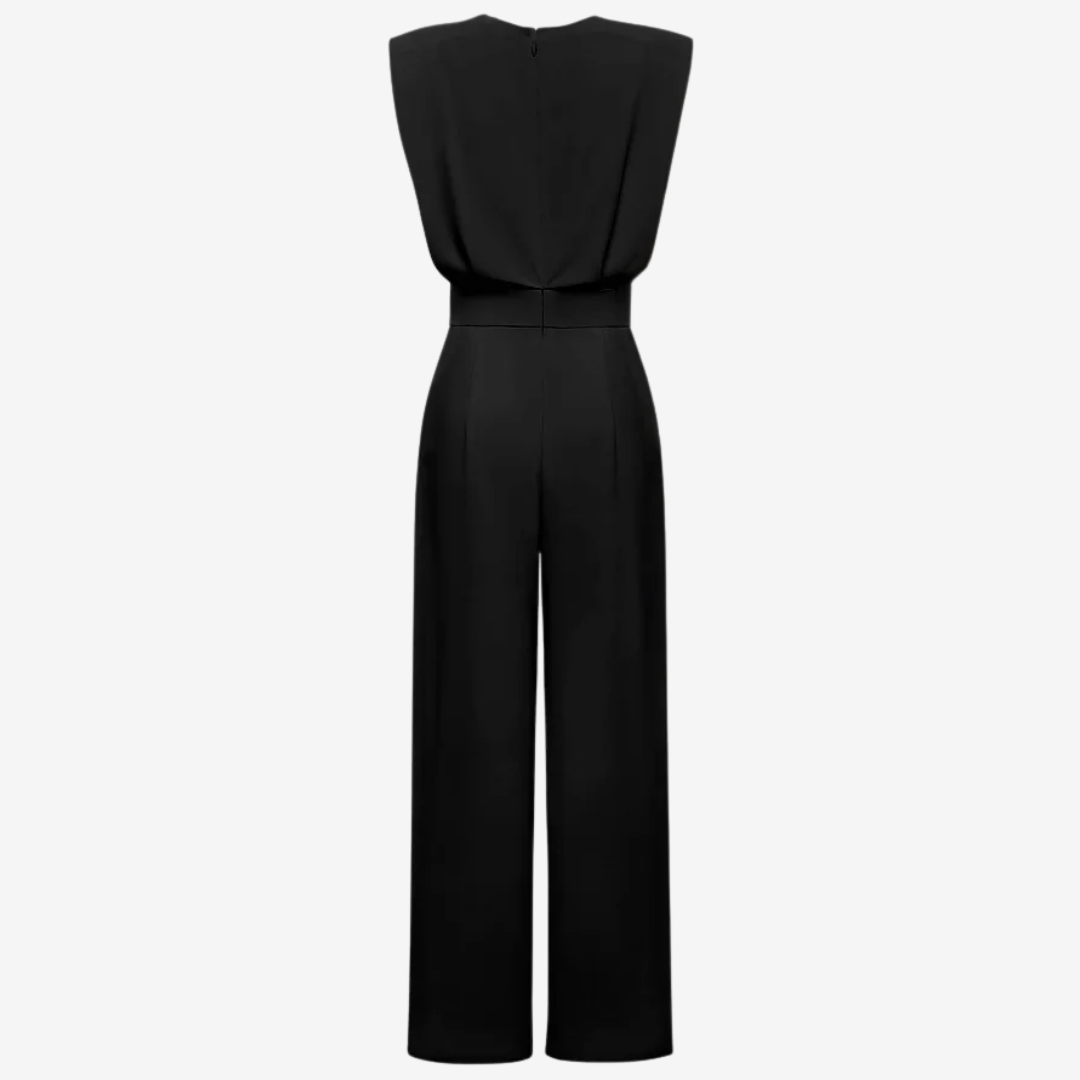 Celeste | Belted Elegant Jumpsuit