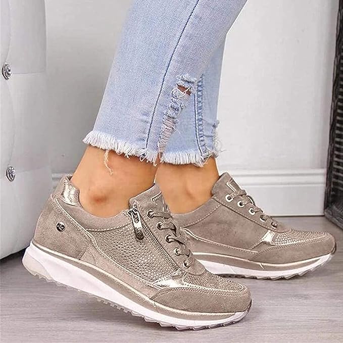 Valerie | Zip-Up Orthopedic Sneakers