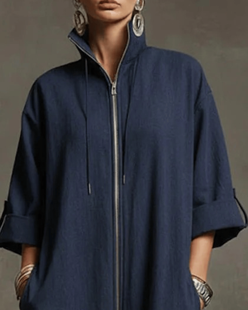 Leonora | Striped Tracksuit with Zipper