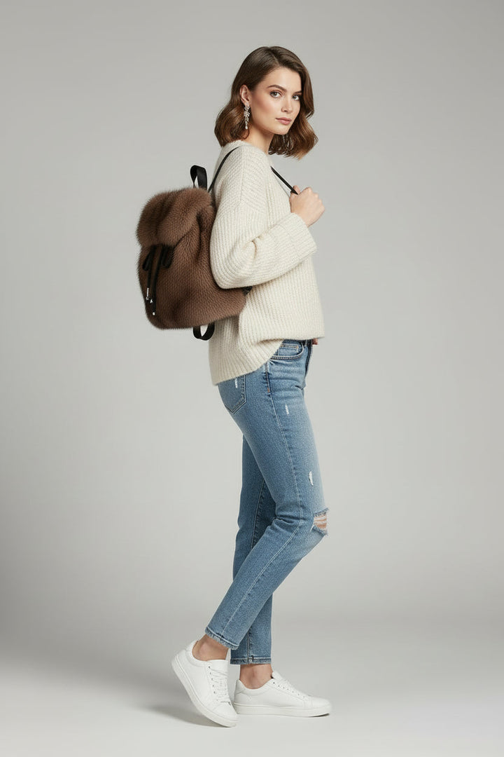 Bernice | Soft Drawstring Backpac