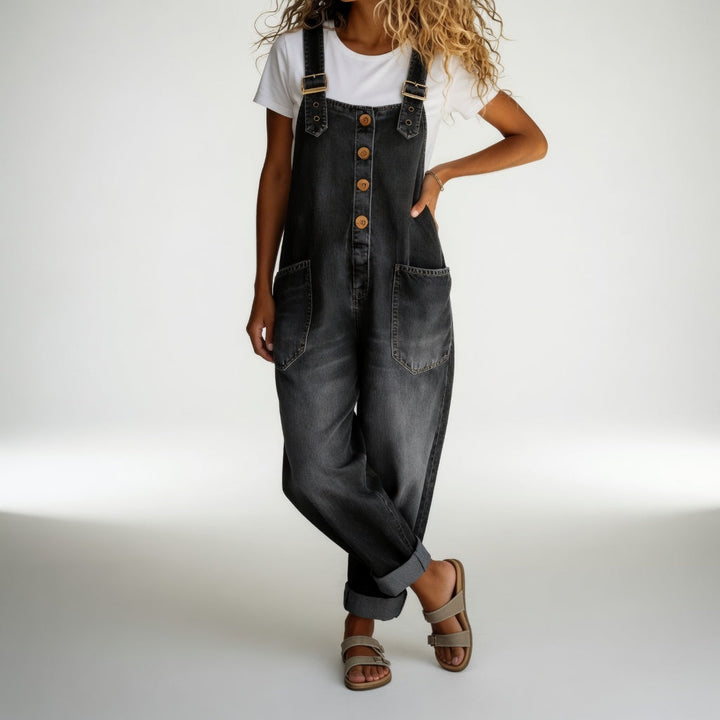 Juliette | Denim Boho Overalls