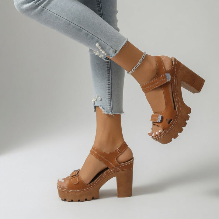 Rosalie | Platform Block Heel Sandals