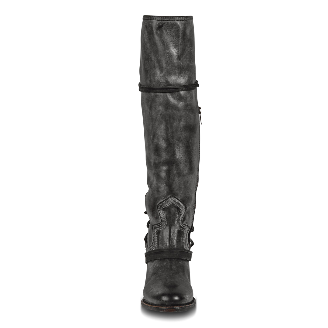 Vespera | Vintage Lace-Up Knee Boots