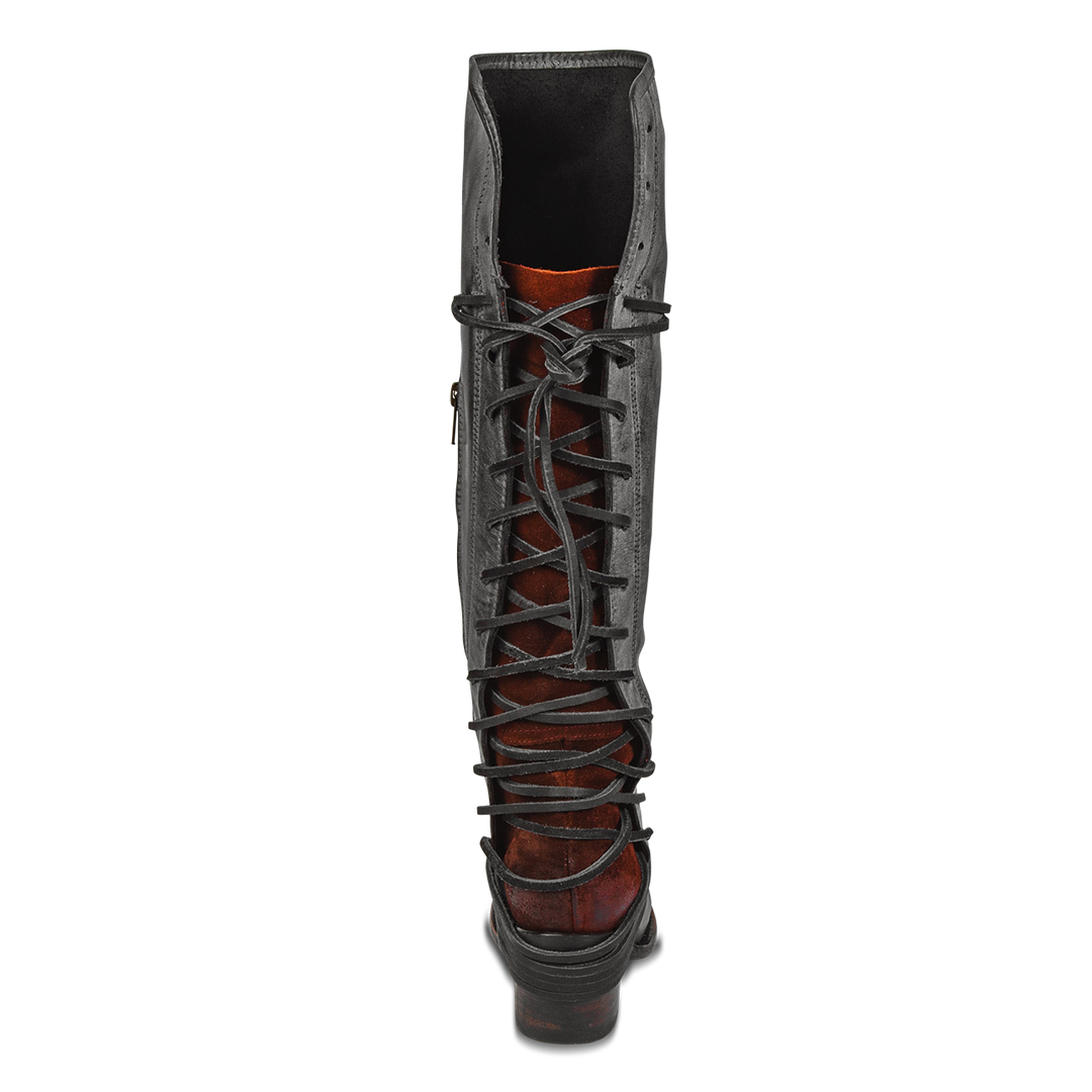 Vespera | Vintage Lace-Up Knee Boots