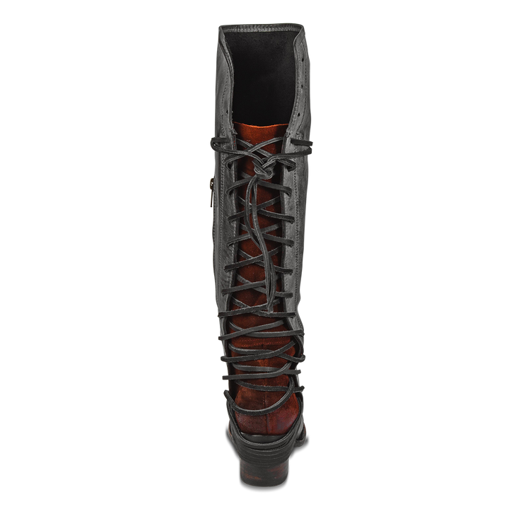 Vespera | Vintage Lace-Up Knee Boots