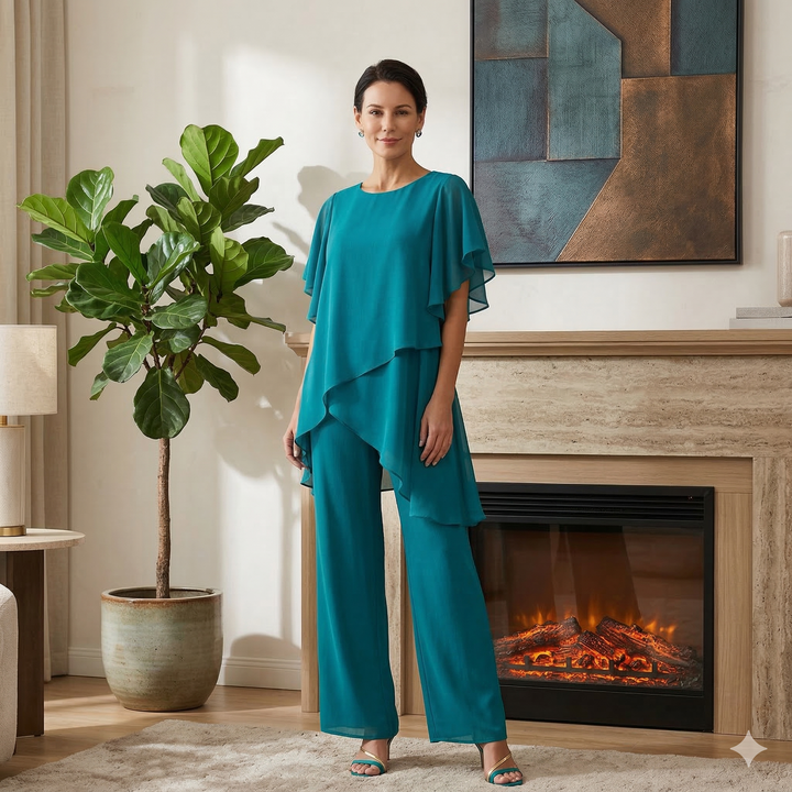 Aveline | Elegant Relaxed Two-Piece Set