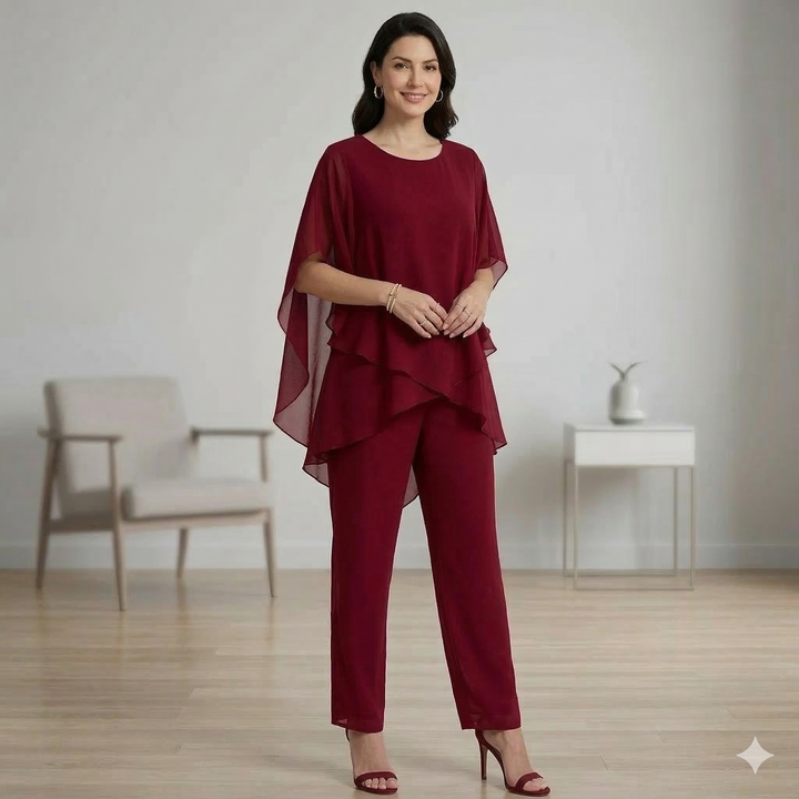Aveline | Elegant Relaxed Two-Piece Set
