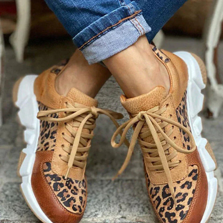 Noémie | Patterned Comfort Sneakers