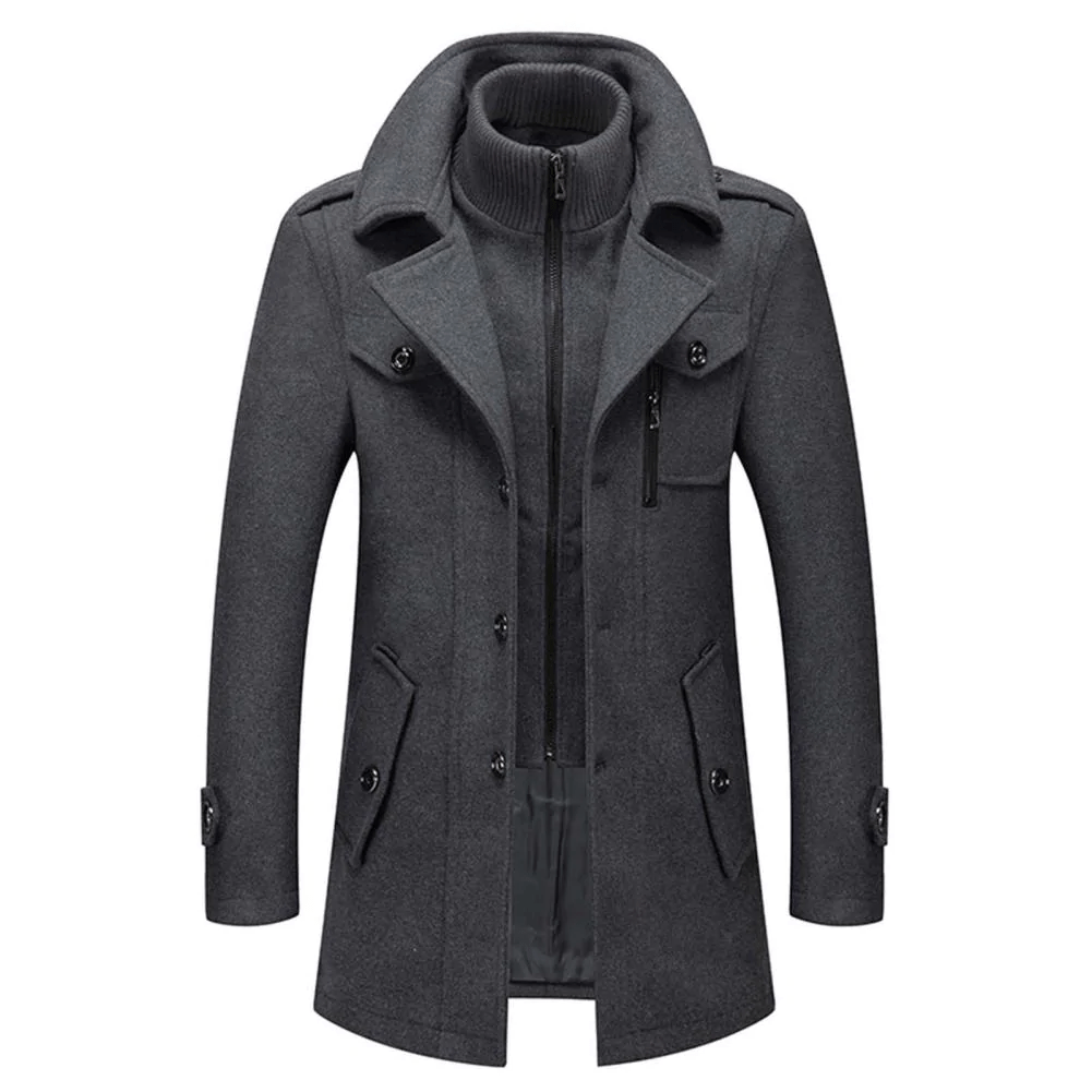 Vincent | Structured Zip Coat