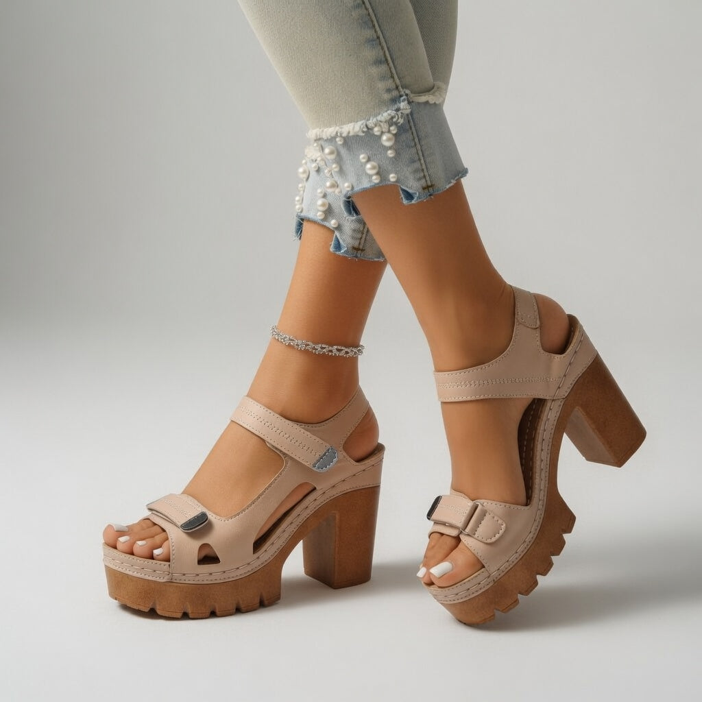 Rosalie | Platform Block Heel Sandals