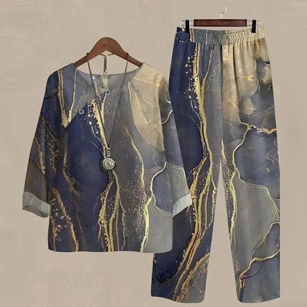 Cadence | Chic Relaxed Shirt & Pants Set
