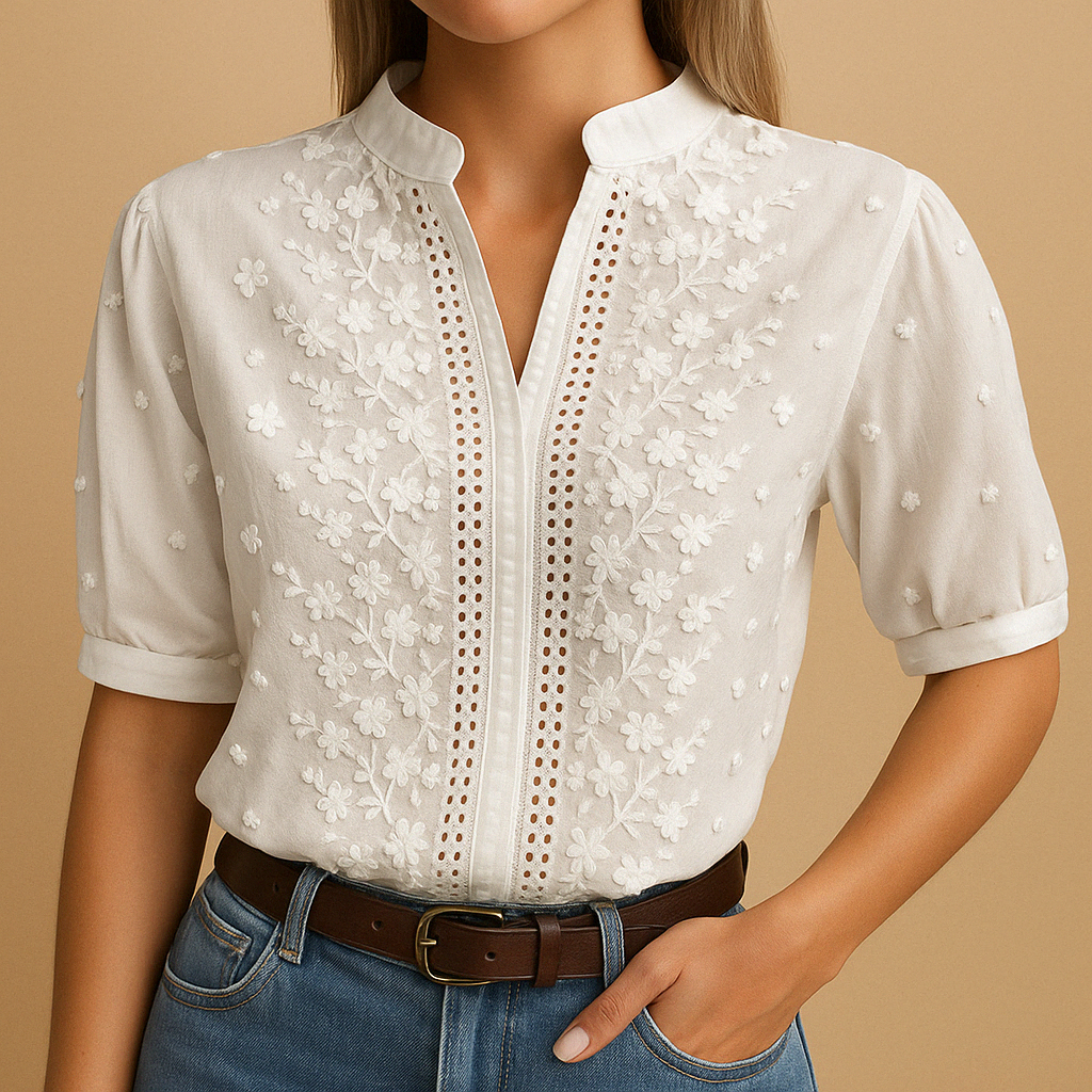 Sofia | Timeless White Blouse