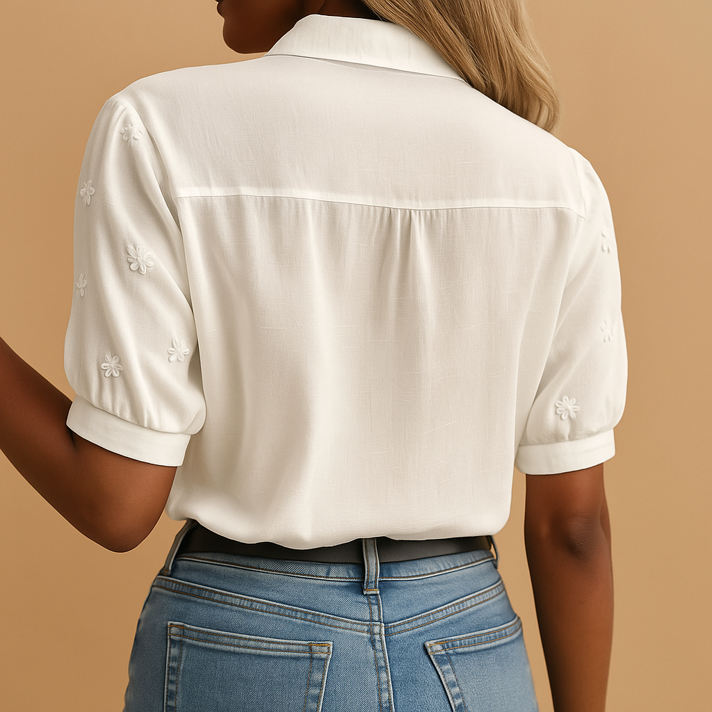Sofia | Timeless White Blouse
