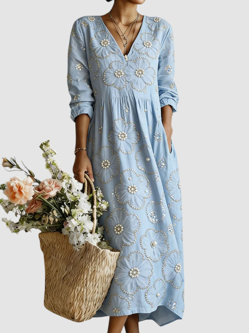 Claire | Floral Midi Dress