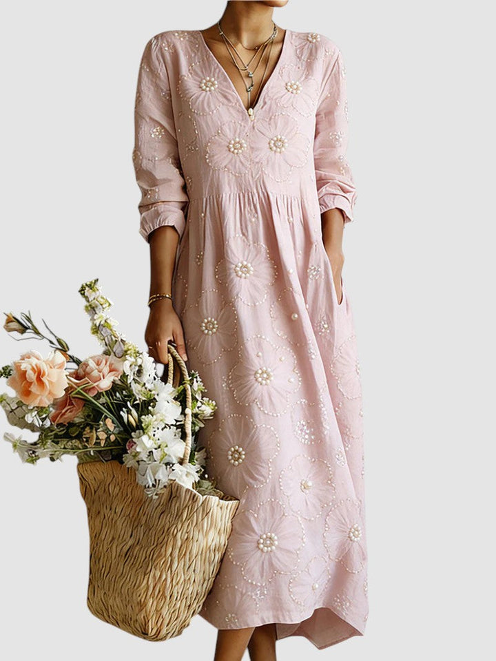Claire | Floral Midi Dress