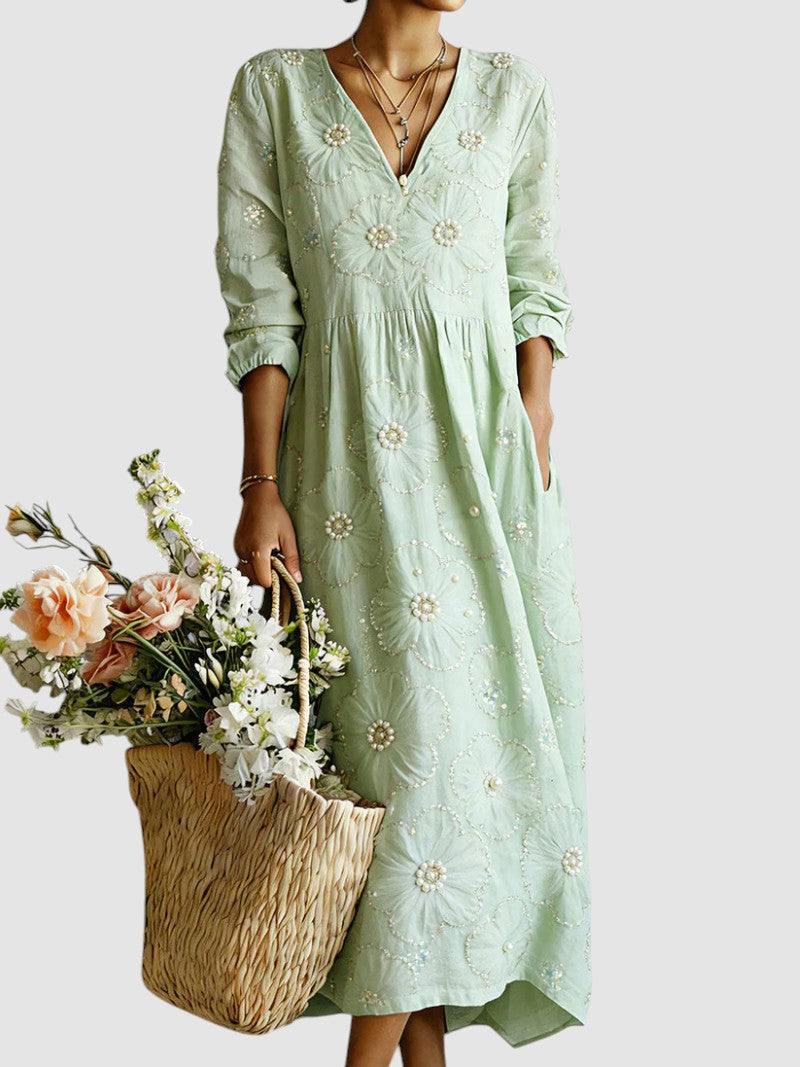 Claire | Floral Midi Dress