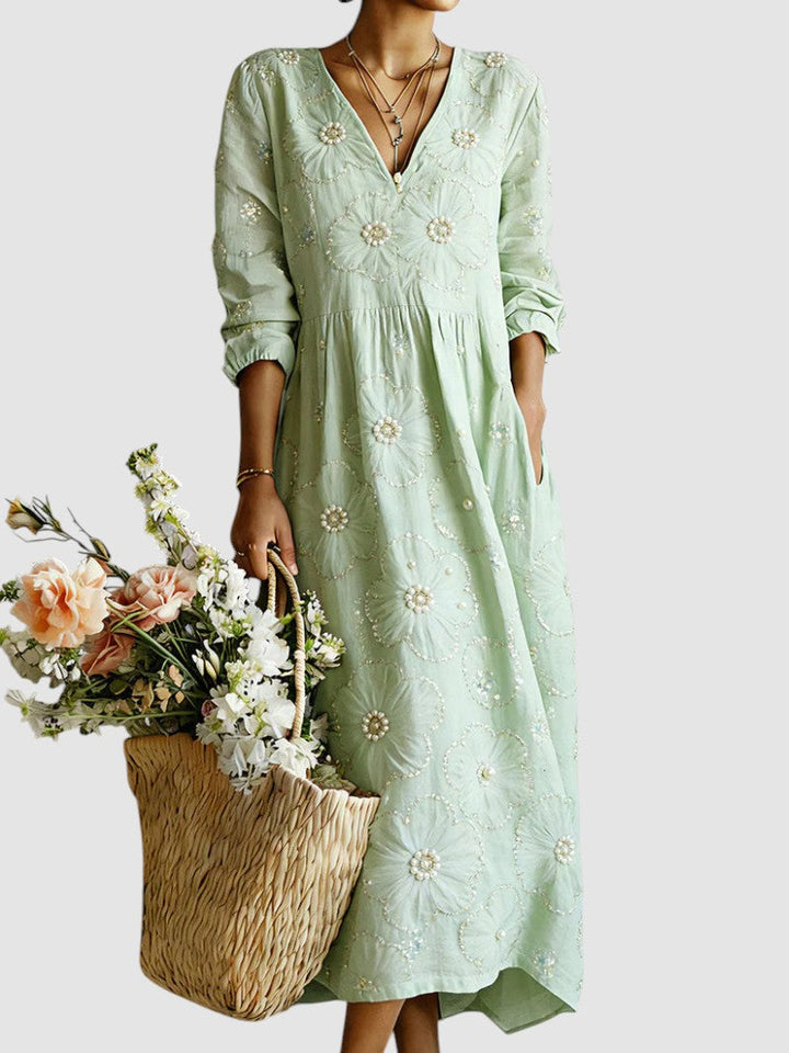 Claire | Floral Midi Dress