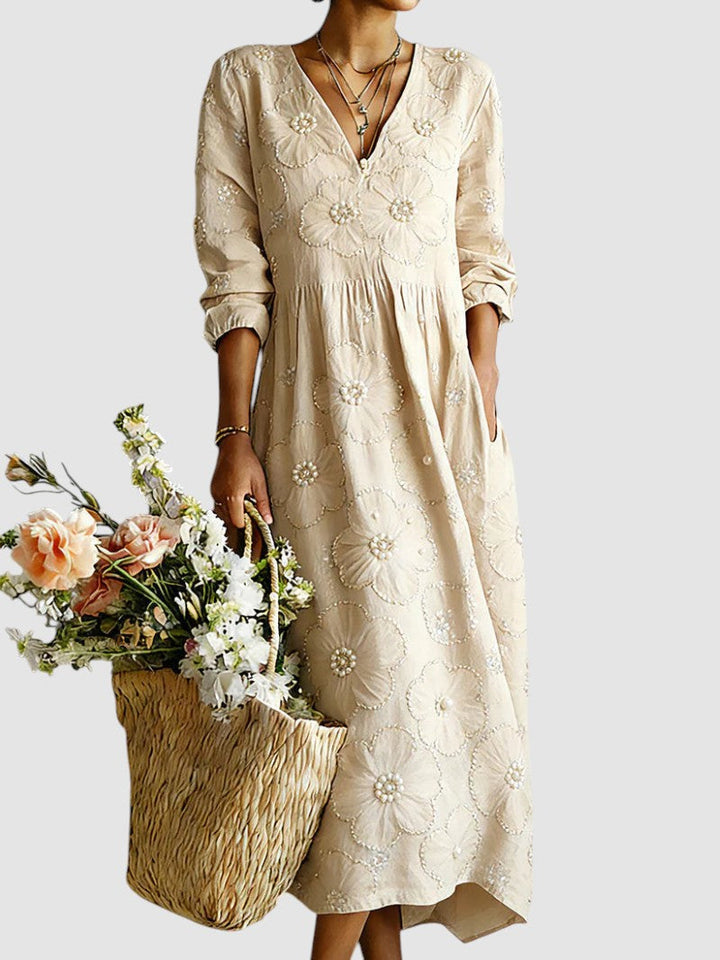 Claire | Floral Midi Dress