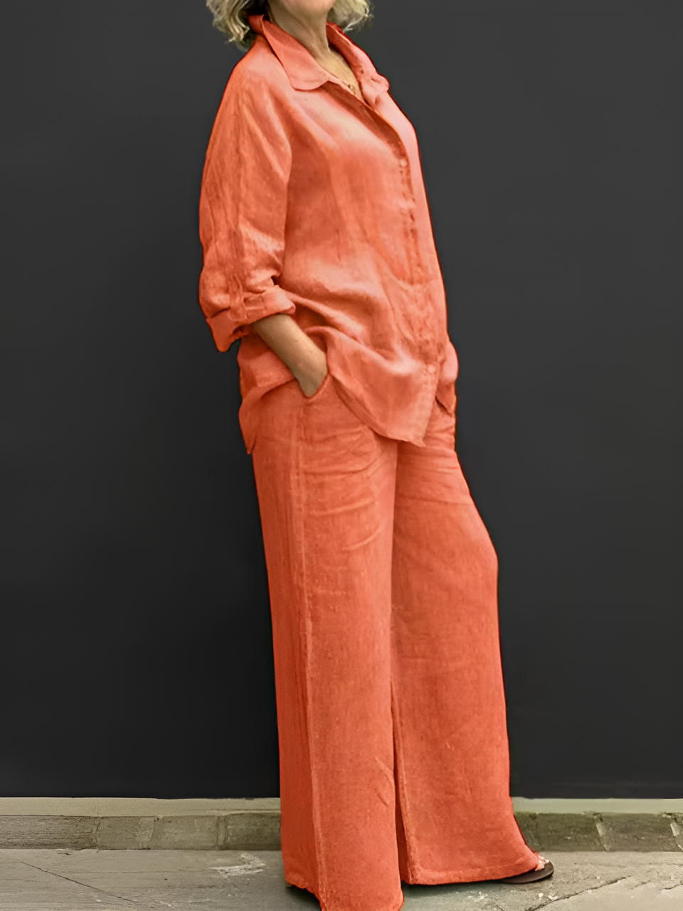 Avelisse | Linen Relaxed Two-Piece Set