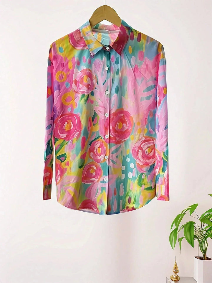 Aveline | Floral Button Blouse