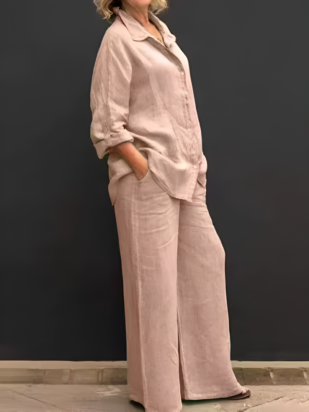 Avelisse | Linen Relaxed Two-Piece Set