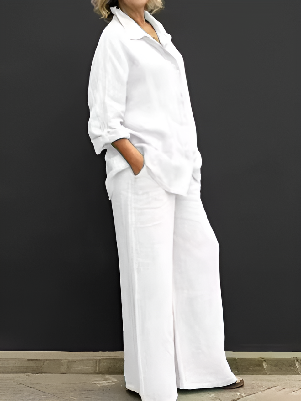 Avelisse | Linen Relaxed Two-Piece Set