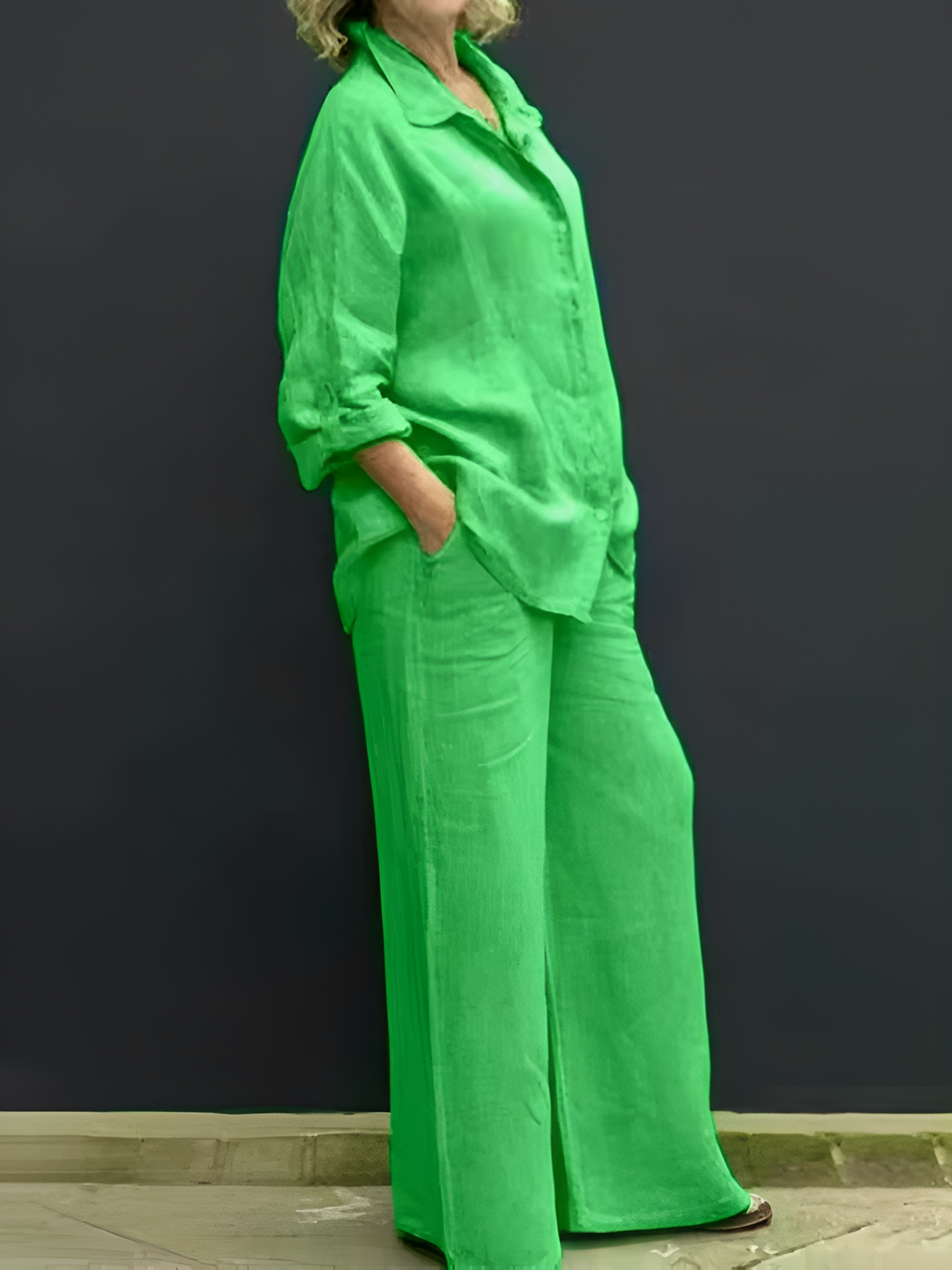 Avelisse | Linen Relaxed Two-Piece Set